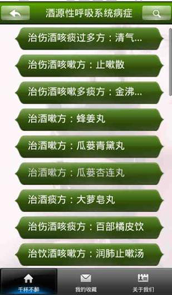 解酒急救程式 千杯不醉