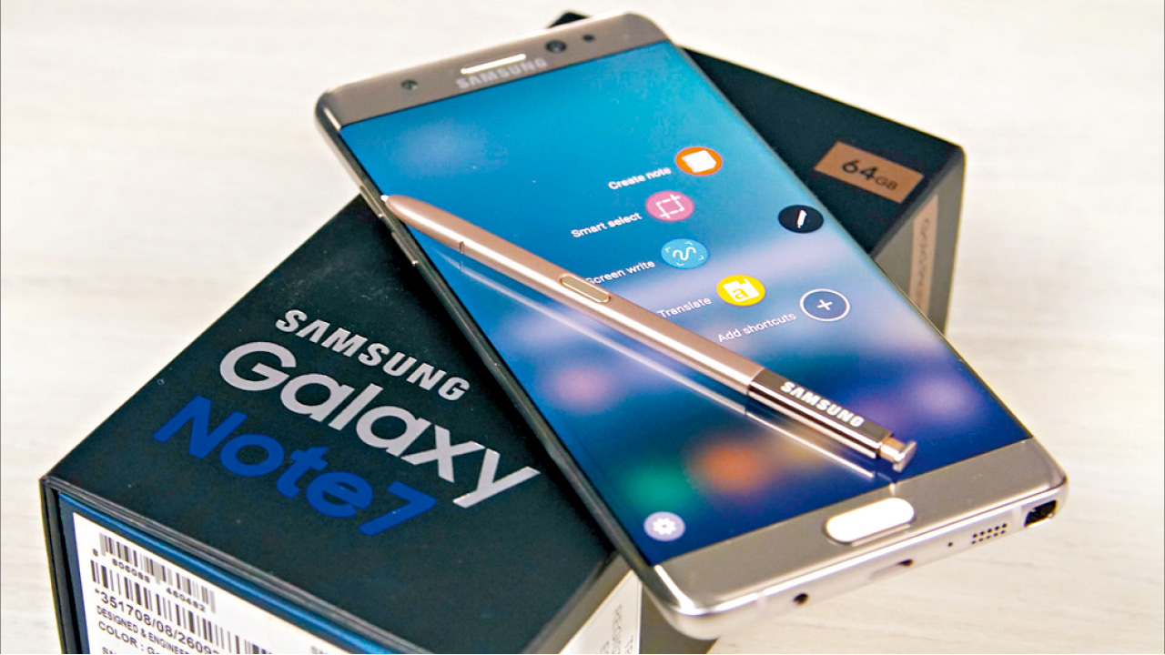 三星已回收逾九成Note7