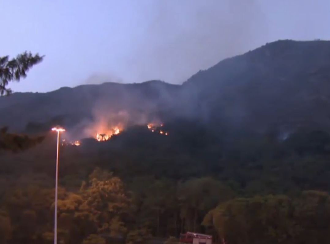 沙田山火終救熄