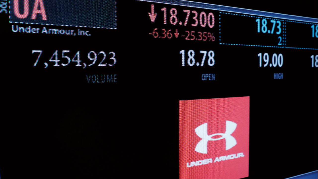 受累Under Armour 維珍妮瀉8.3%
