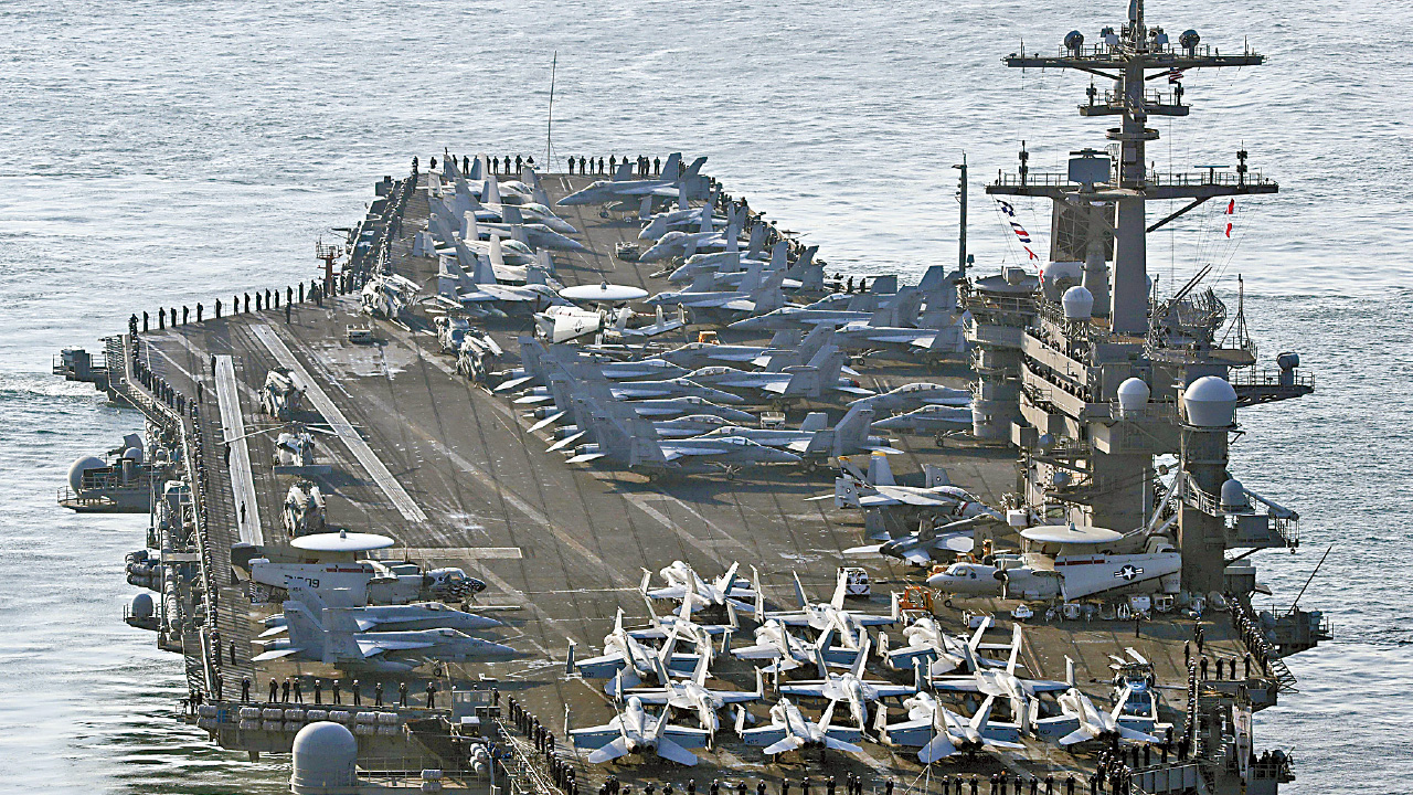 臨近北韓擬核試日 加強區內震懾力  美航母戰鬥群駛往朝鮮半島
