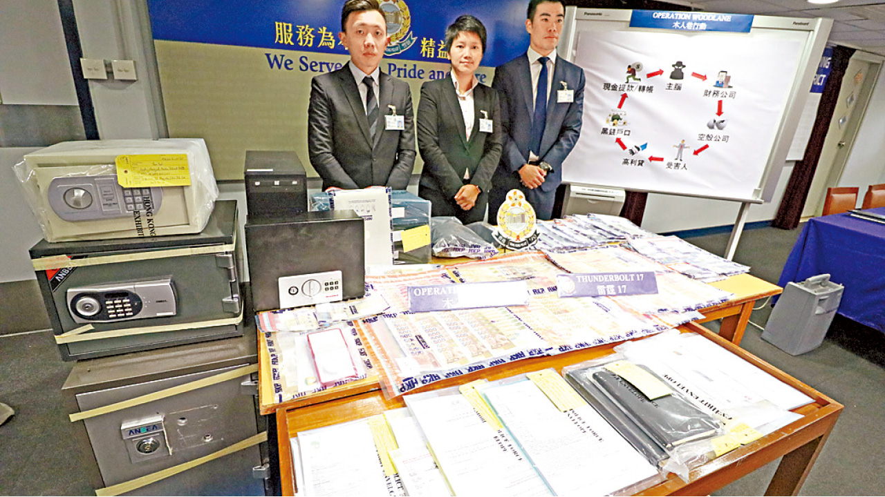 年息465厘 迫強積金還債 取戶口洗黑錢  警破高利貸集團拘13人