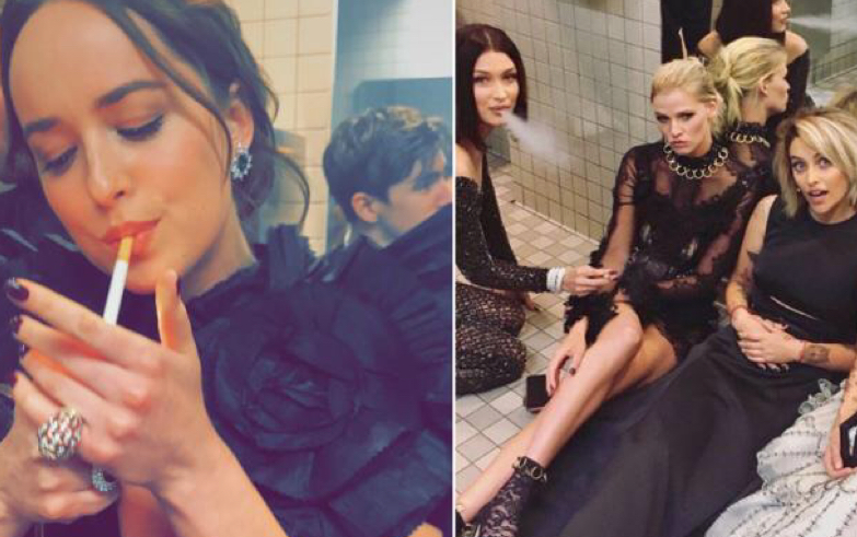 Met Gala廁所煙霧迷漫