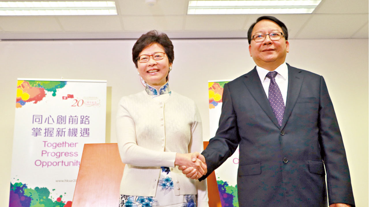 陳國基掌候任特首辦 將過渡林鄭新班子