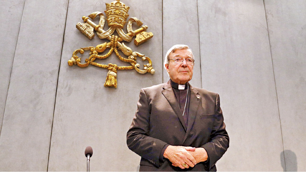 教廷第3號人物 歷來最高級 澳樞機主教被控性侵兒童