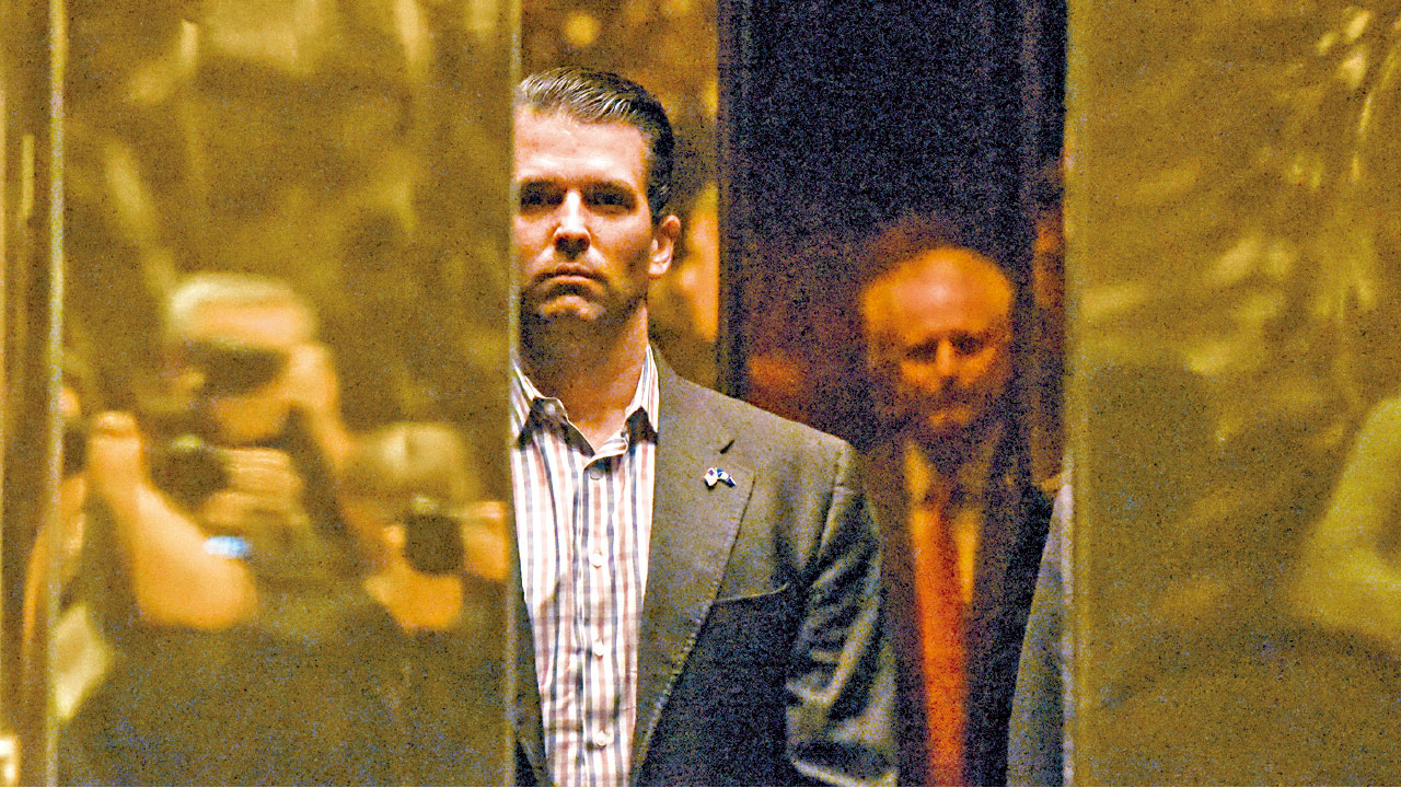 大選私晤俄女律師 特朗普子欲獲「希拉莉黑材料」