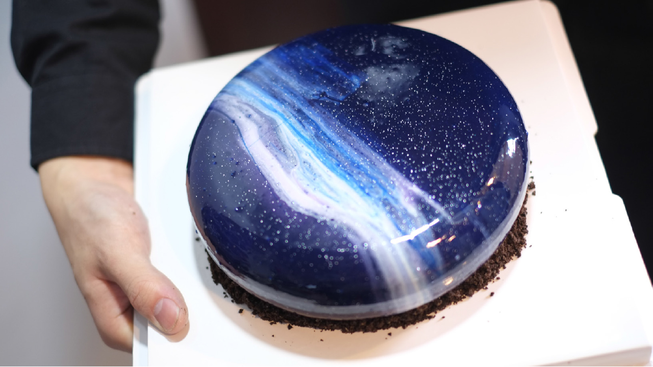 大熱星空蛋糕原來好易學！