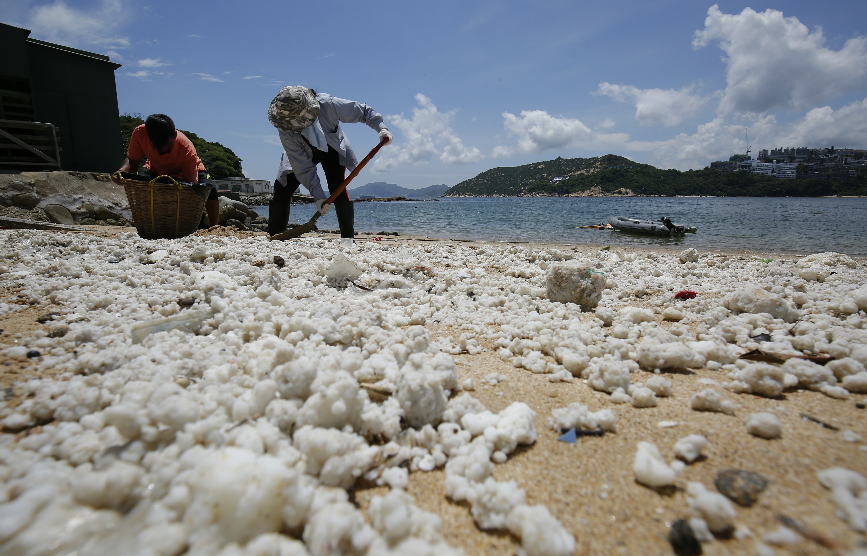 海上棕櫚硬脂　3日收集逾50公噸