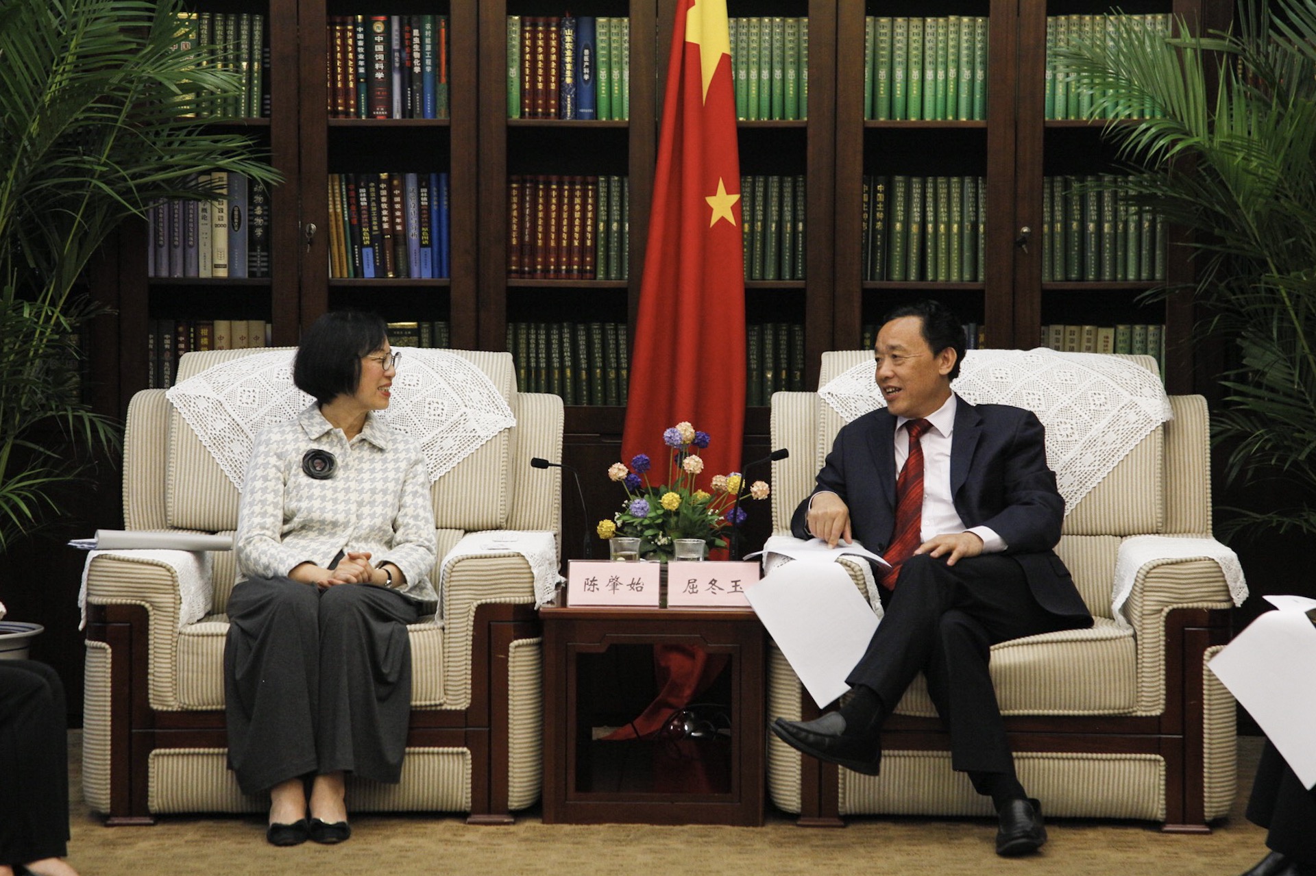 陳肇始訪京 與國家質檢總局農業部會面