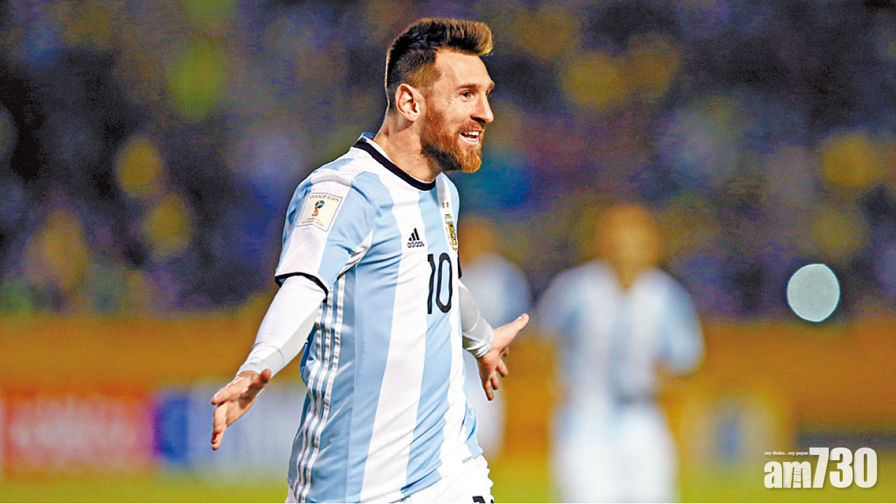 阿根廷驚險晉決賽周 美斯戴帽救國