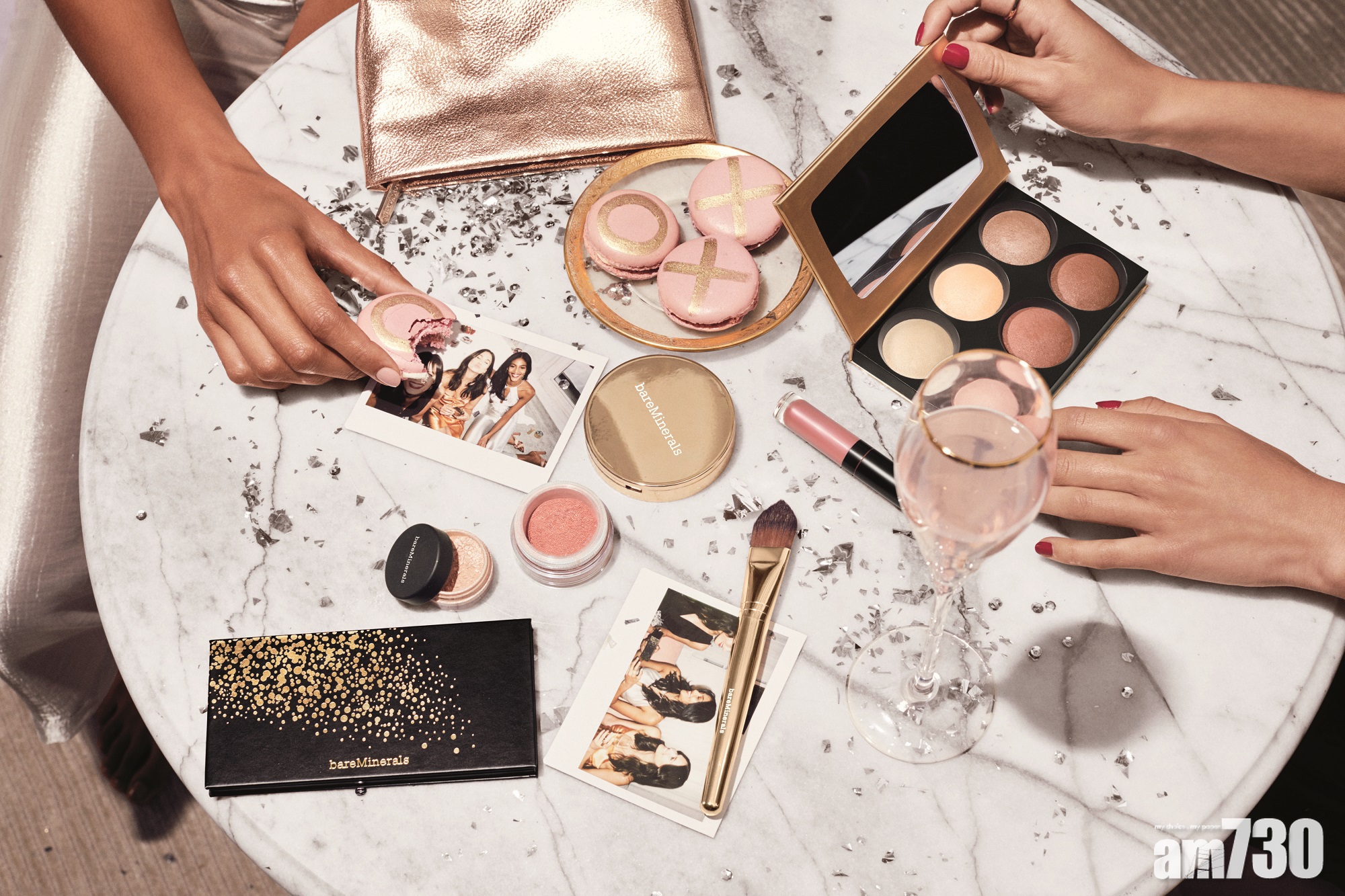 3.3時間─bareMinerals x AMMO 聖誕流金粉嫩節慶下午茶