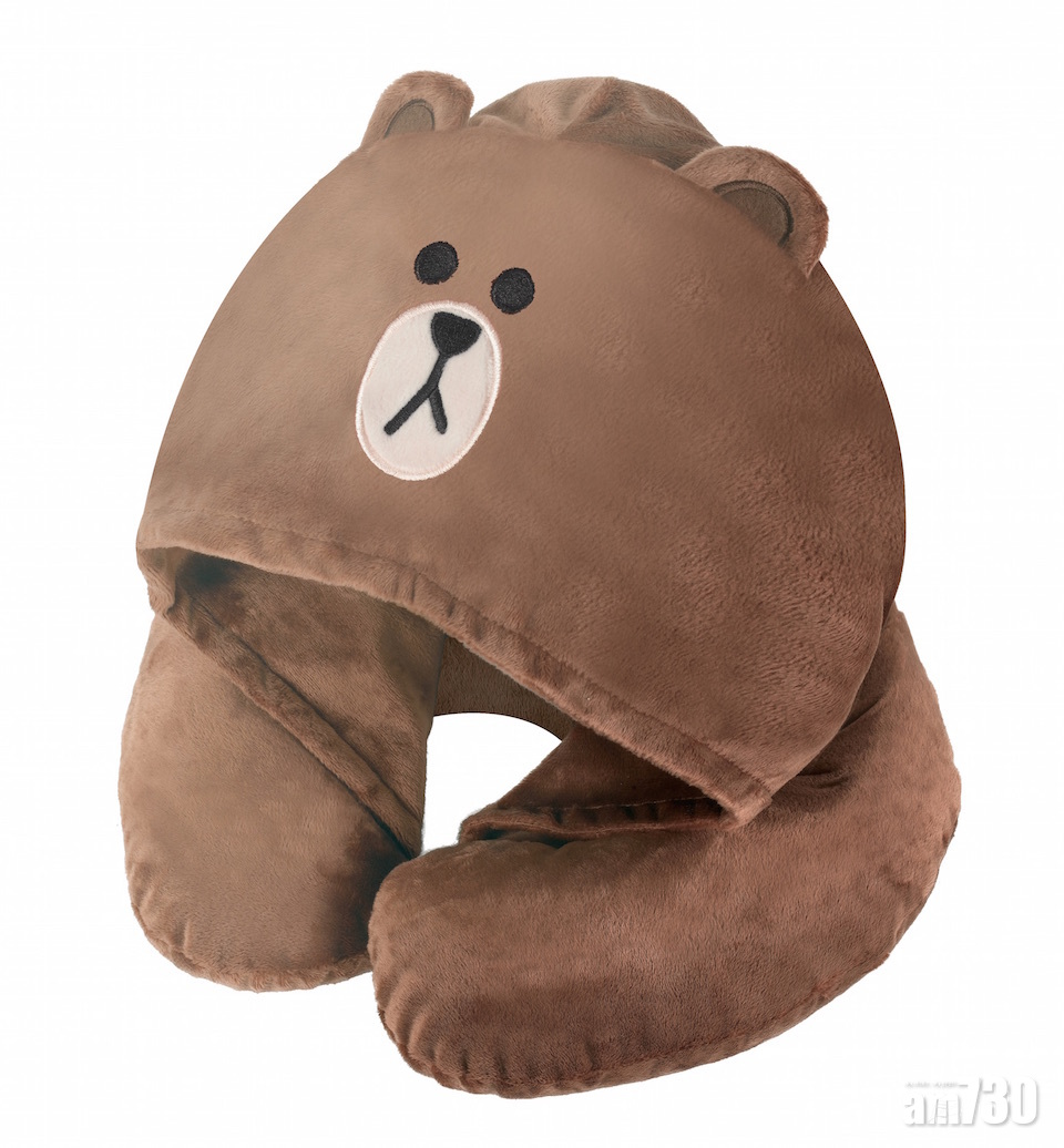 LINE friends官方勁得意旅行頸枕抵港