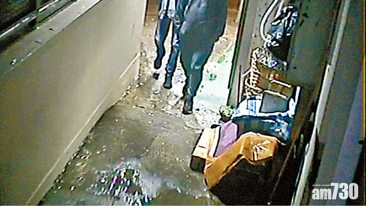 CCTV拍張秀賢遇襲前片段 兩漢涉尾隨 容貌曝光
