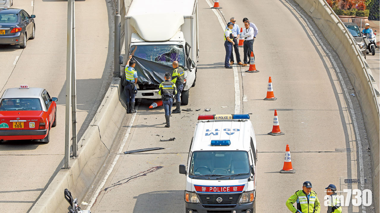 處理意外後遭貨車撞 51歲交通警殉職
