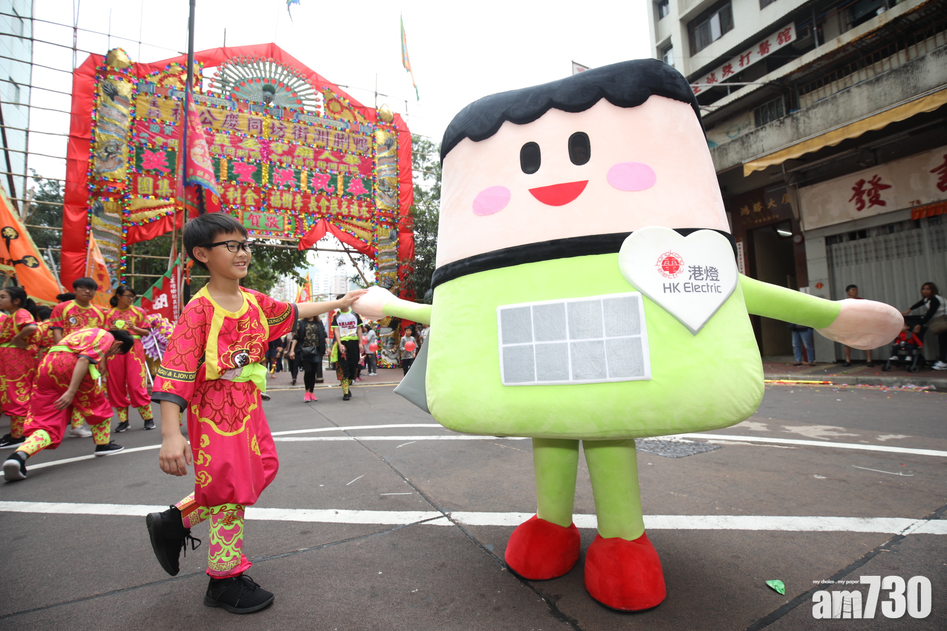 「綠寶」參與洪聖誕巡遊 宣揚環保