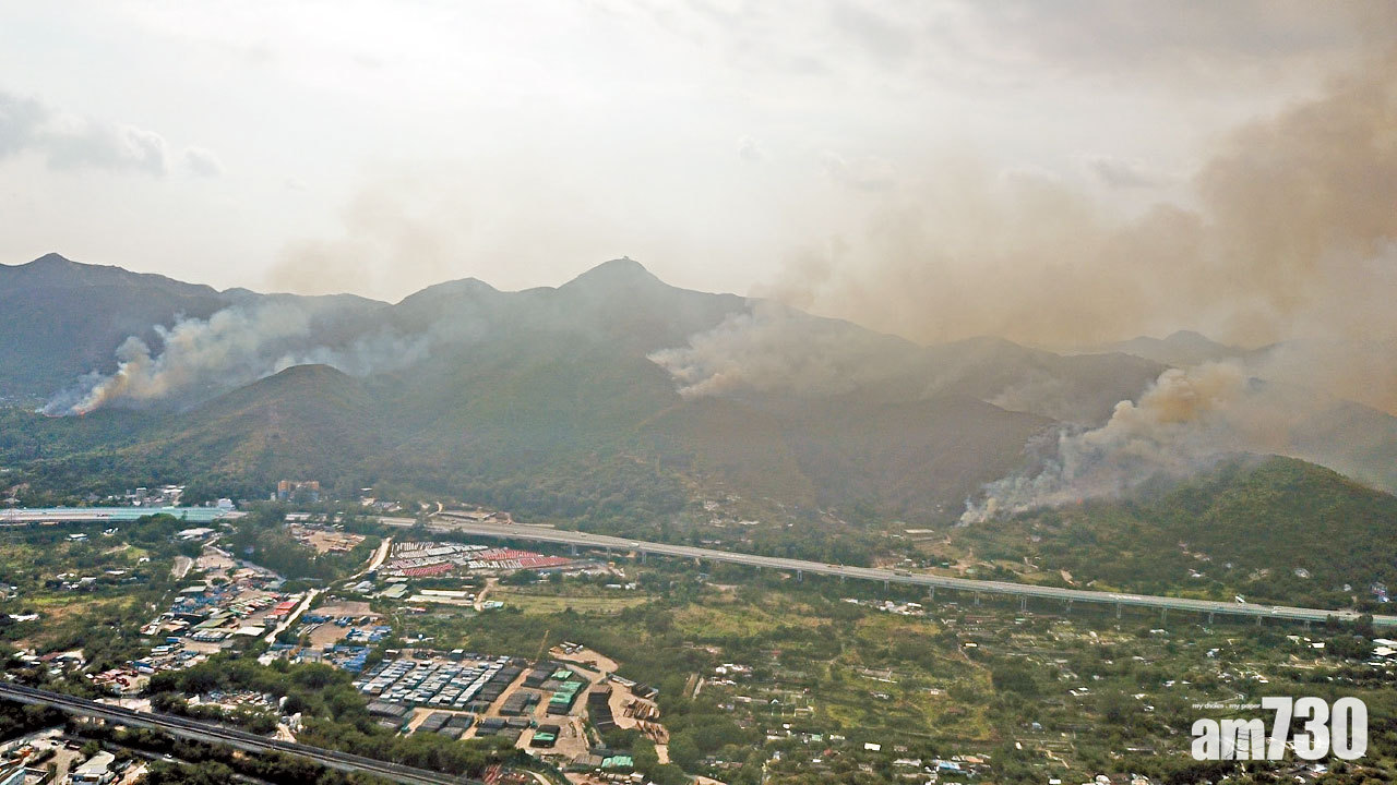 清明最少錄95宗山火 元朗三級火 墓地變焦土