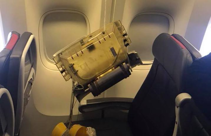 【咁都得】港飛美客機 氧氣罩連天花砸落傷1歲童
