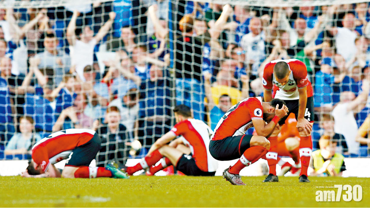 補時最後一刻失守 修咸頓痛失護級兩分