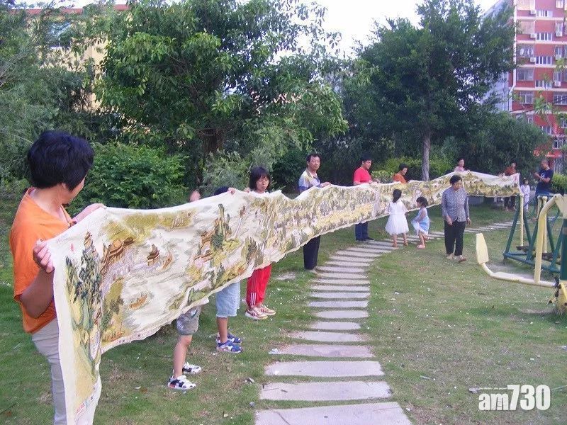 【滿滿的愛】女兒一句玩笑 母耗6年繡《清明上河圖》做嫁妝