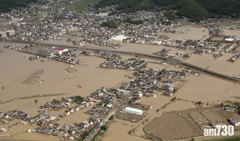 【日本雨災】死者增至102人 失蹤90人