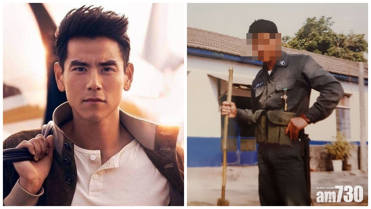 PO老竇當兵型仔相 網友：勁似彭于晏！