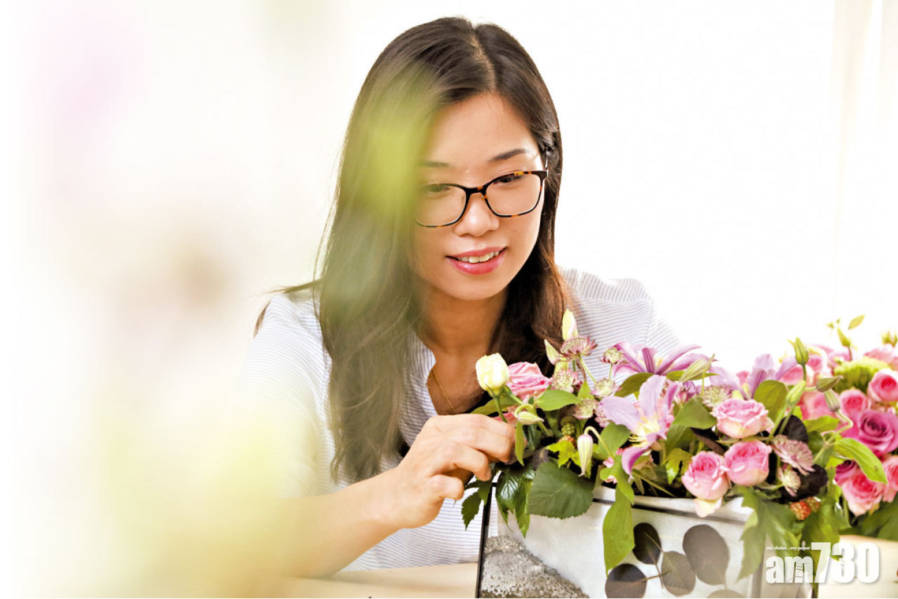 [特稿]花藝師劉穎芝  為了追夢甘願放棄高薪厚職