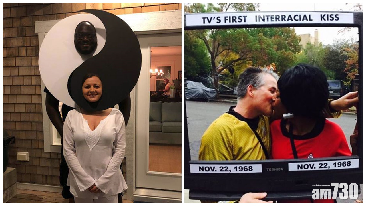 萬聖節夫妻檔 化身太極夫妻自製Kiss cam