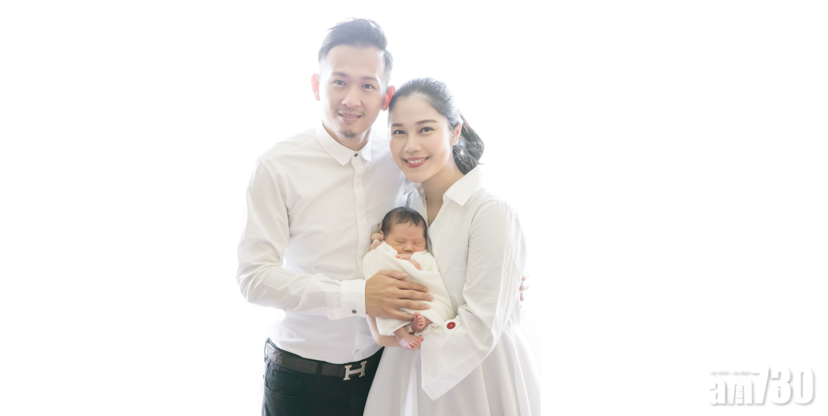 岑潔儀家庭照勁Sweet 囝囝萌樣曝光