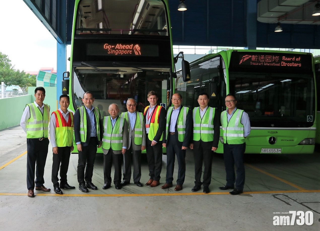 九巴高層赴星洲取經 四點鐘許sir甫上任即隨行