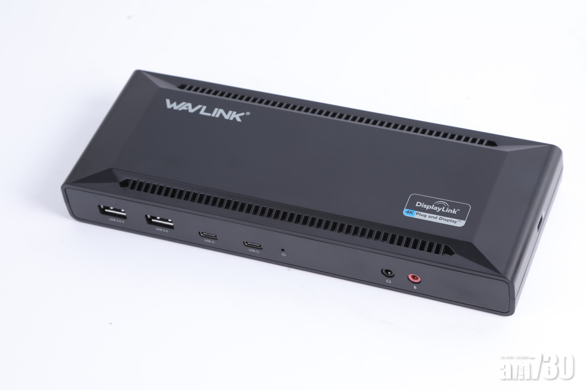 5K輸出WavLink DisplayLink USB-C Dual 4k Docking Station