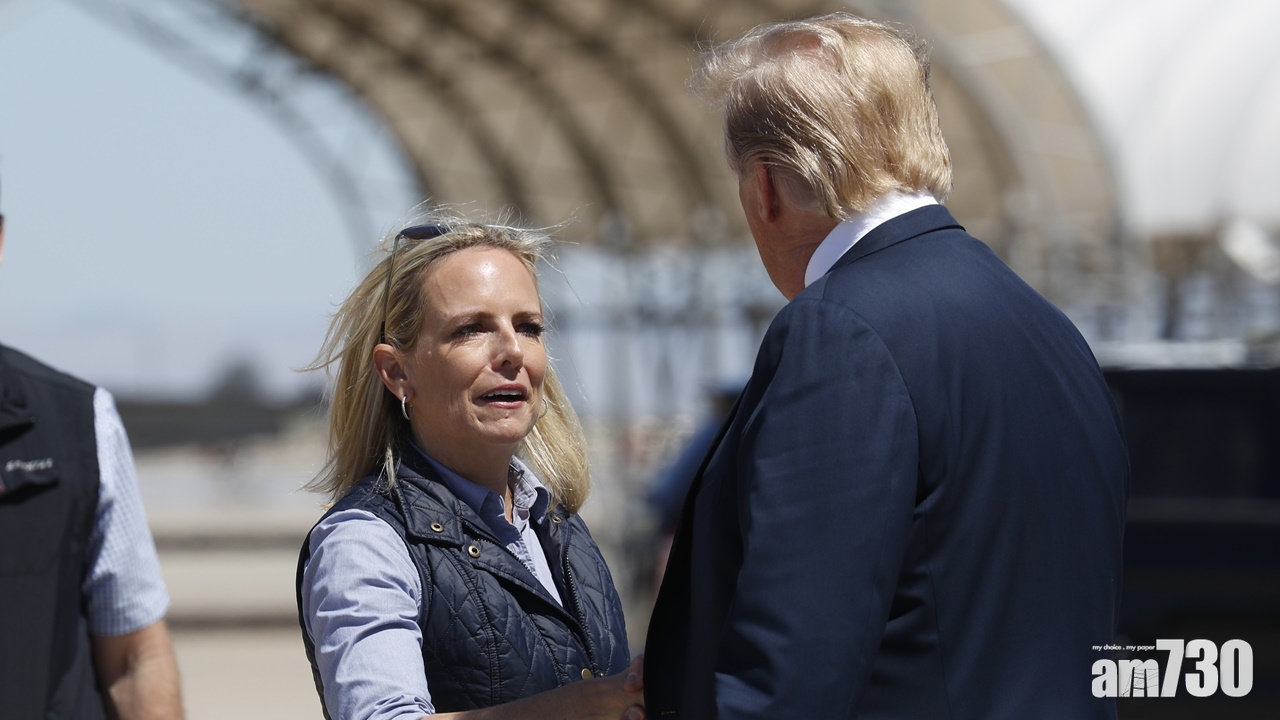 特朗普宣布國土安全部長尼爾森將離職