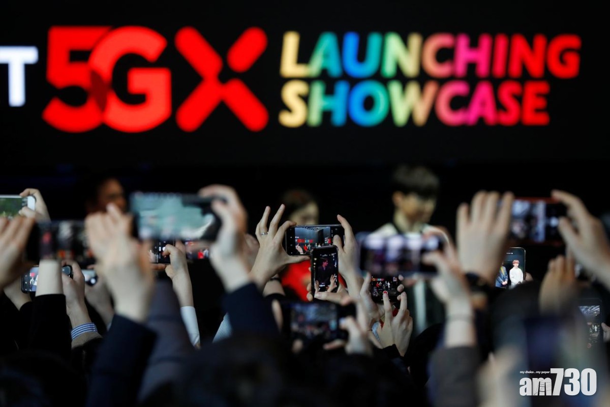 南韓5G首月用戶人數突破26萬