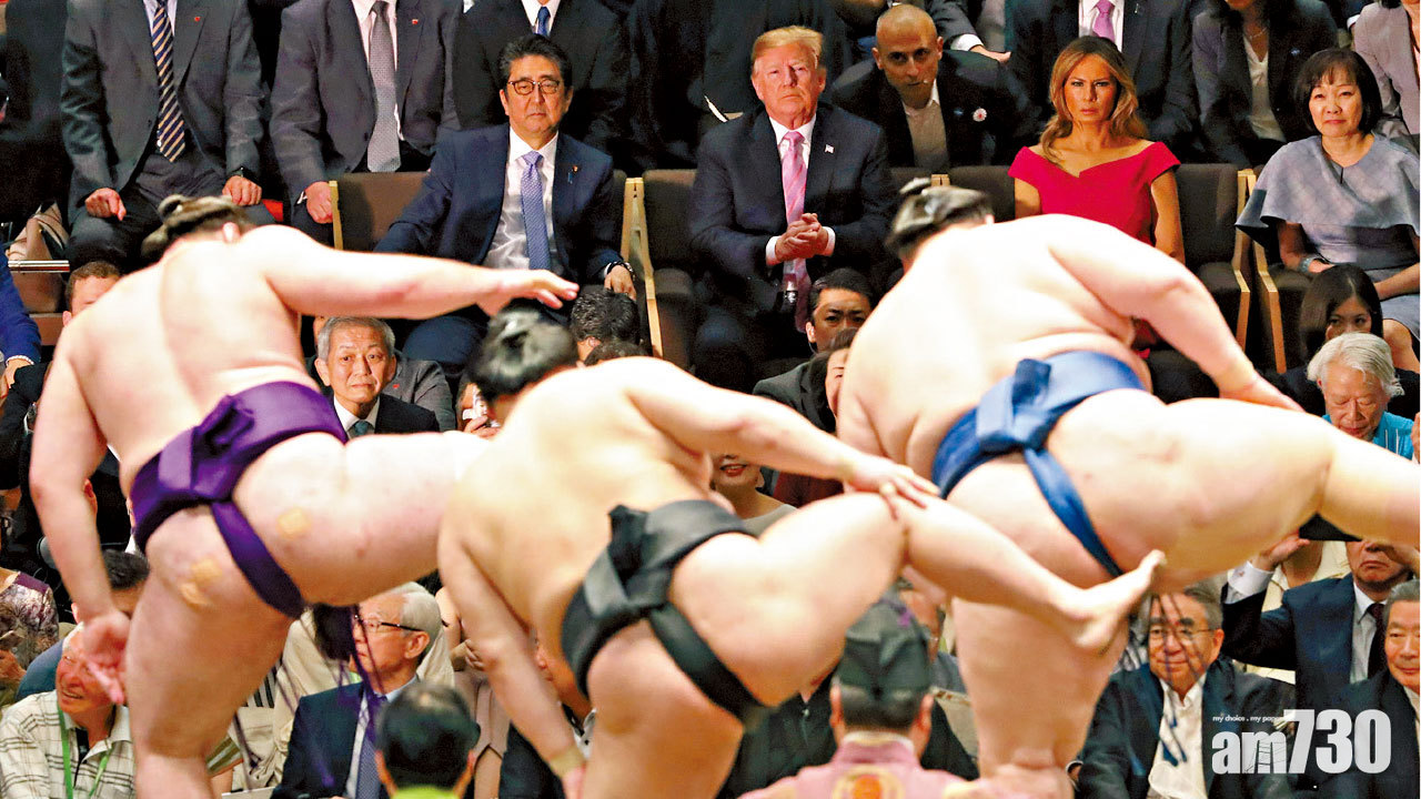 打高球看相撲 特安會前扮老友