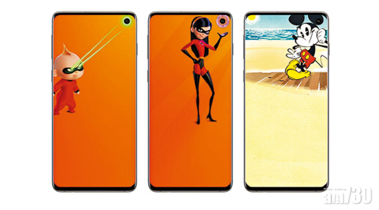 三星聯乘迪士尼 S10專用背景