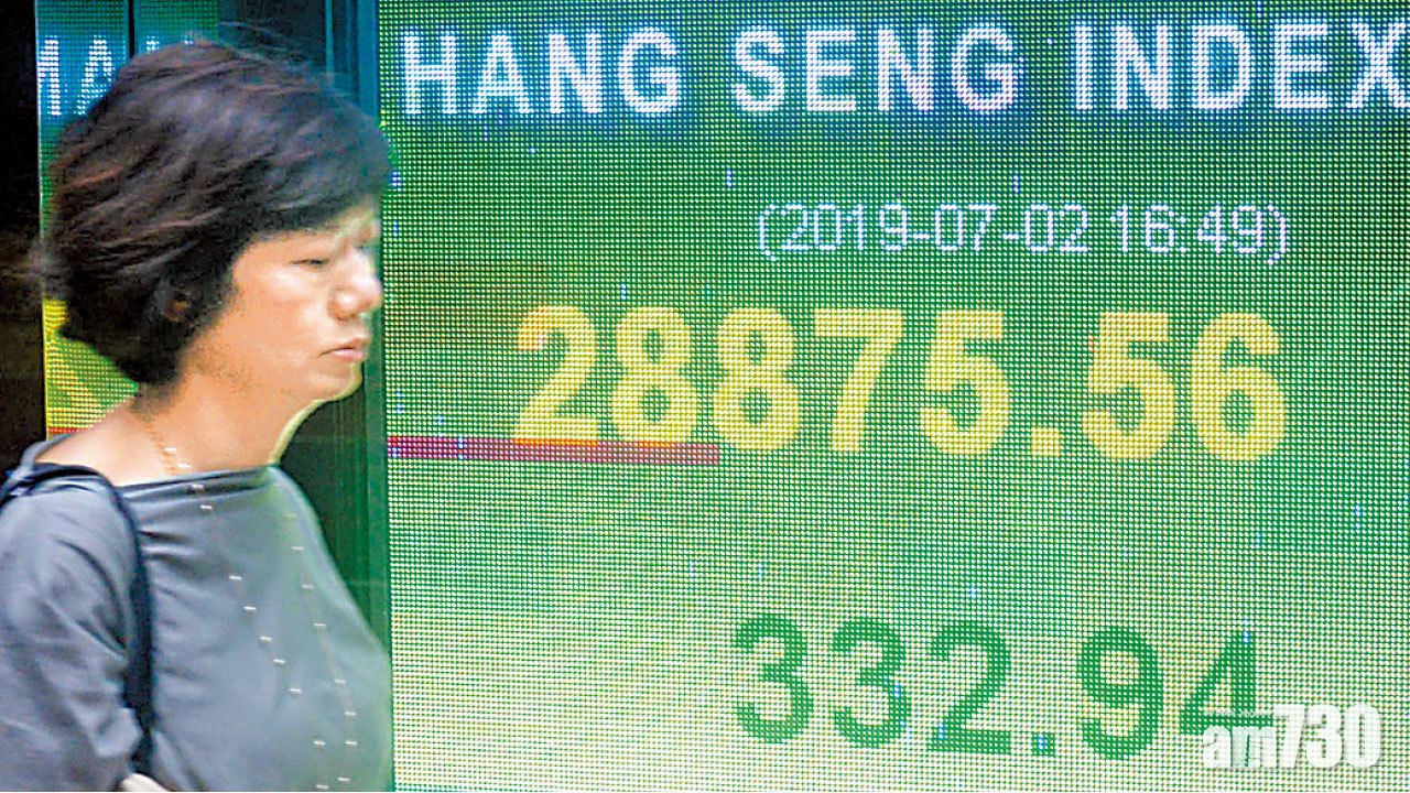 7月開局升332點 逼二萬九淡友退 5藍籌齊破頂