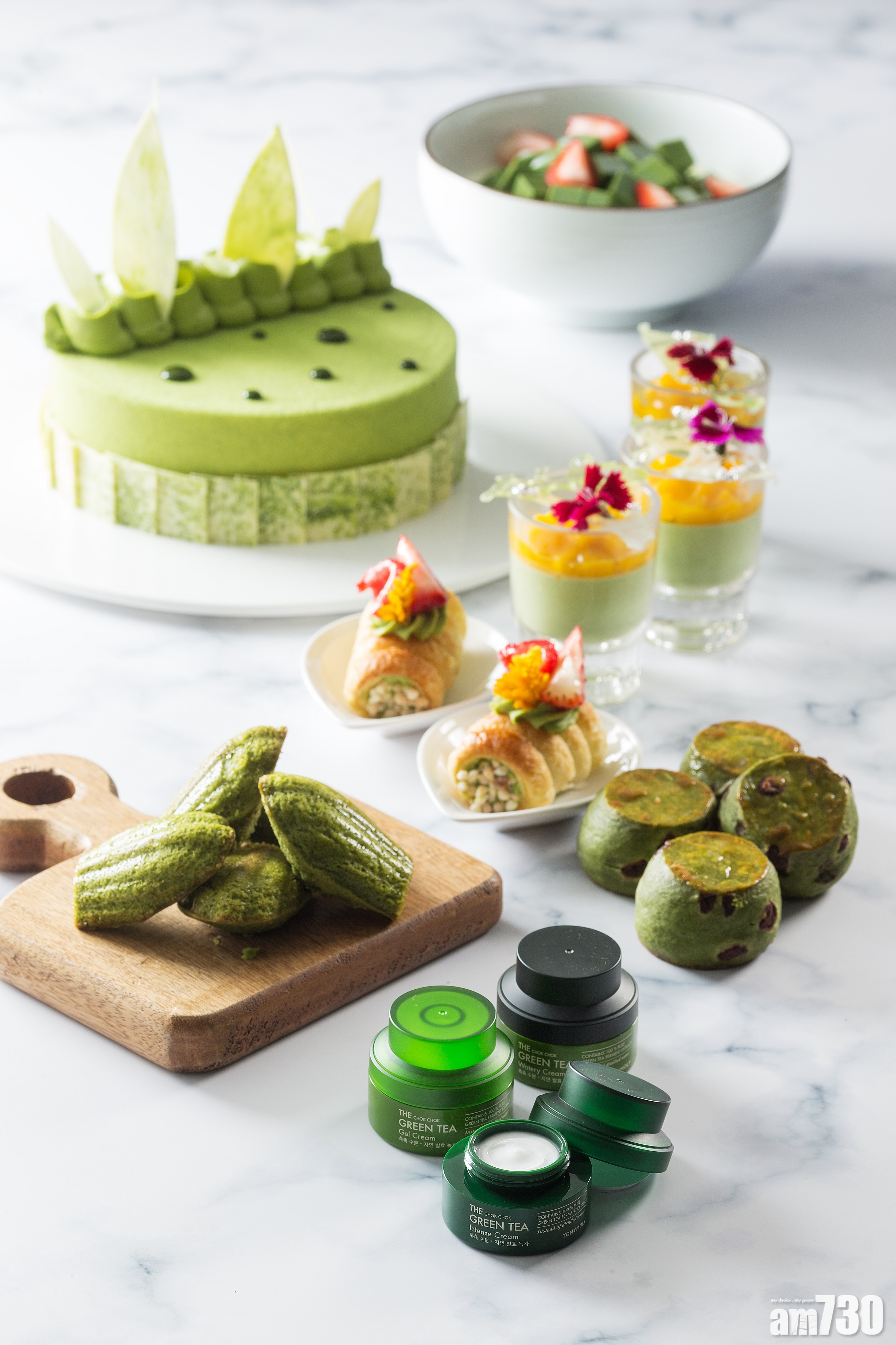 【綠茶控注意！】去帝苑嘆仲夏綠茶水潤Tea Buffet有TONYMOLY送