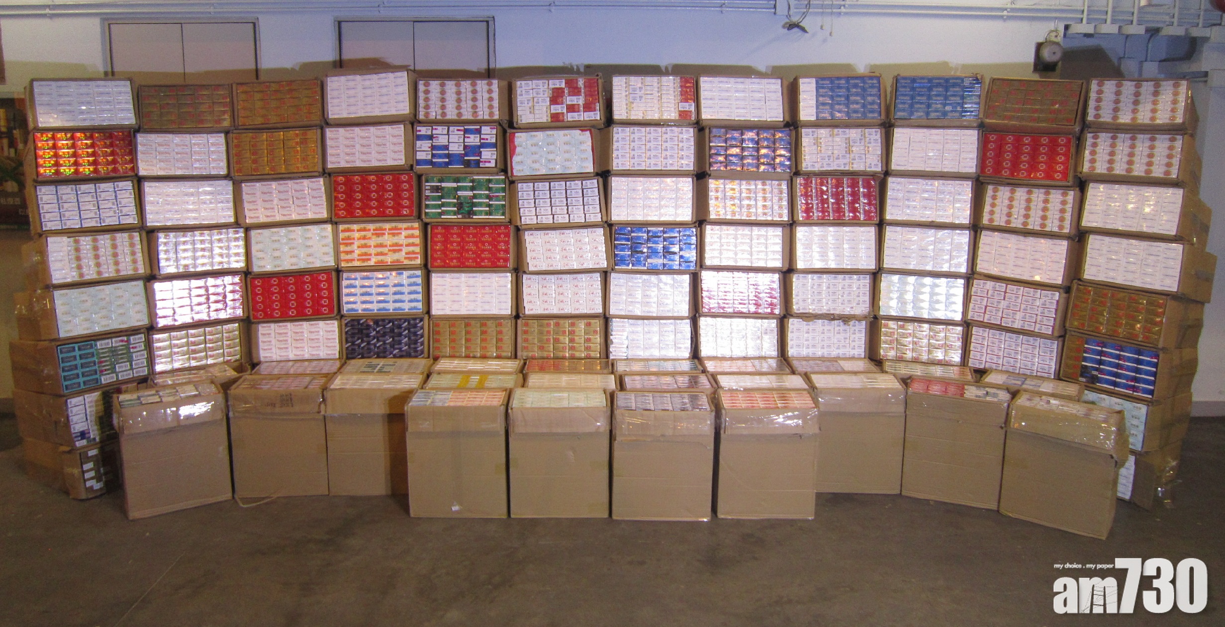 【市值320萬】海關文錦渡檢120萬支懷疑私煙 司機被捕