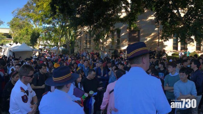 【逃犯條例】昆士蘭大學：對暴力恐嚇零容忍  中國使館：少數人反華分裂