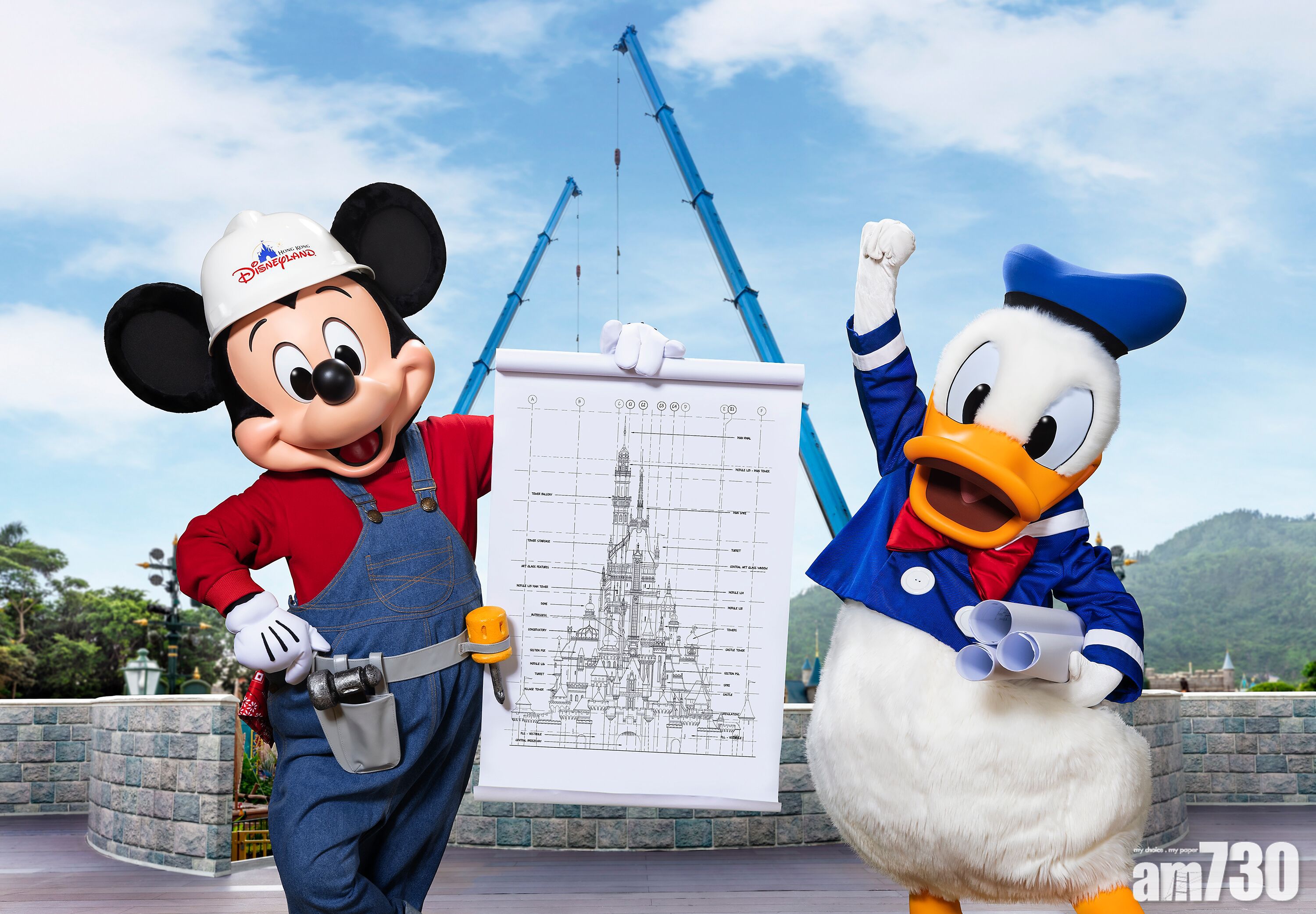 香港迪士尼城堡正華麗變身  13公主新城搭陸續登場