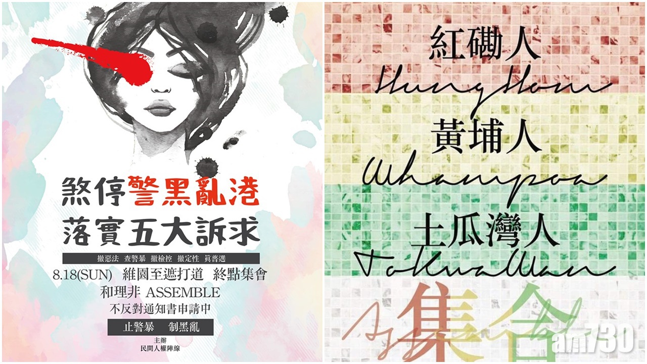 【逃犯條例】上訴委員會傍晚就民陣及光復紅土遊行聆訊