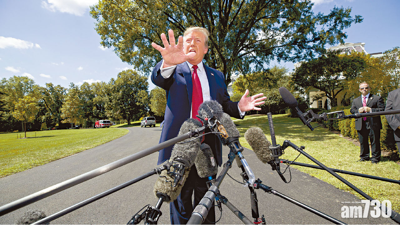 否認挑起中美易貿戰  特朗普：是上天選我