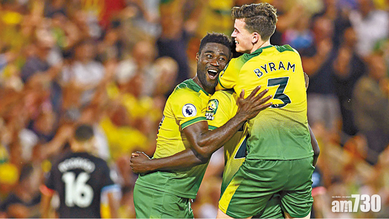 諾域治破曼城英超18場不敗身