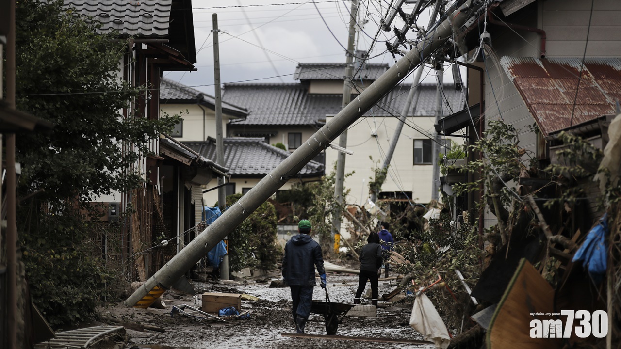 颱風「海貝思」襲日增至58死14失蹤