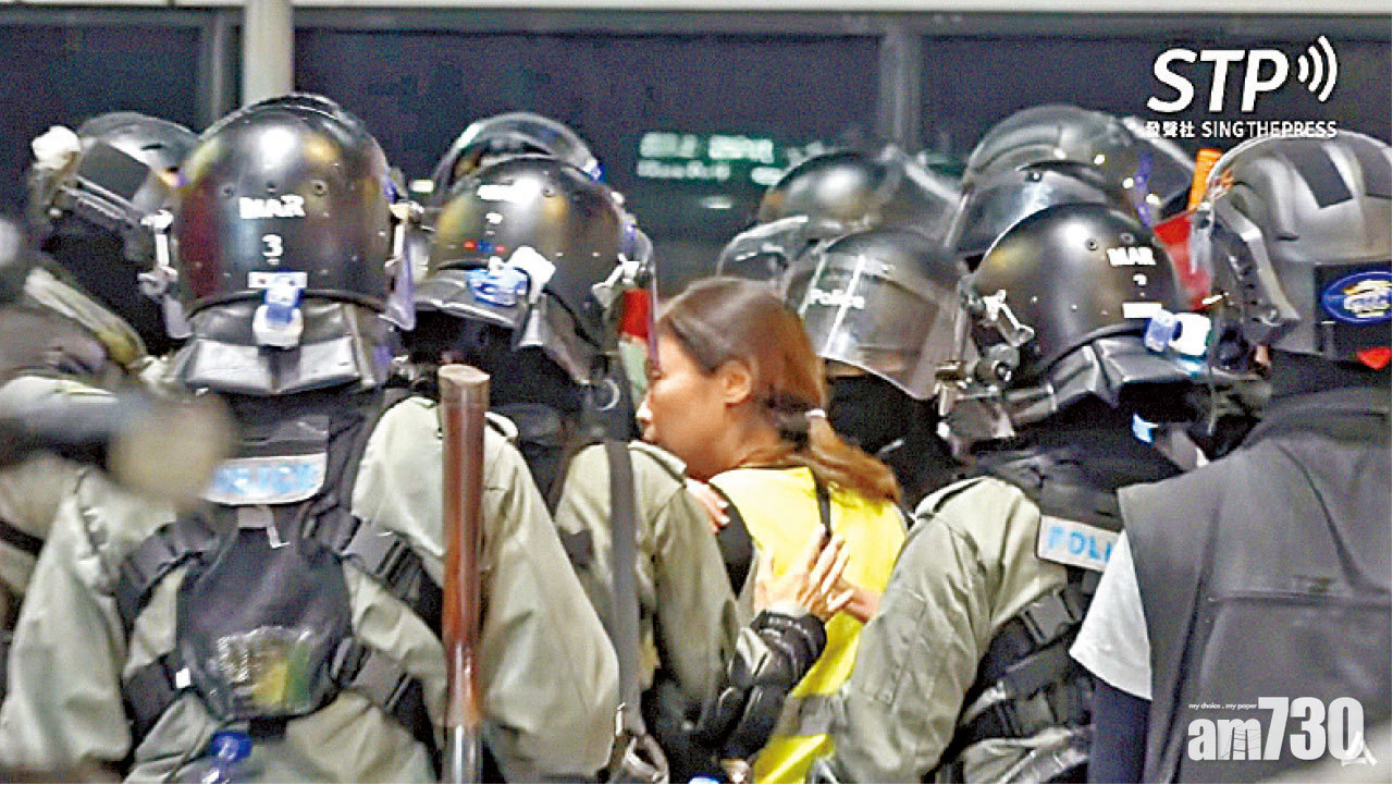 警周日拘記者扯面罩 傳媒機構工會譴責妨礙新聞自由