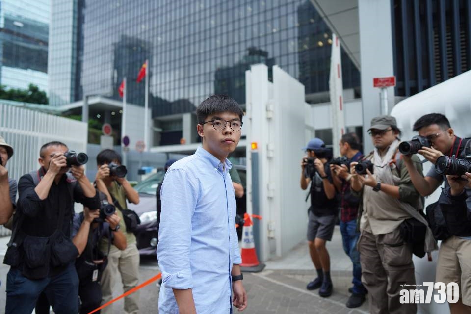 【區會選舉】黃之鋒：DQ顯中央極抗拒年輕抗爭者進體制