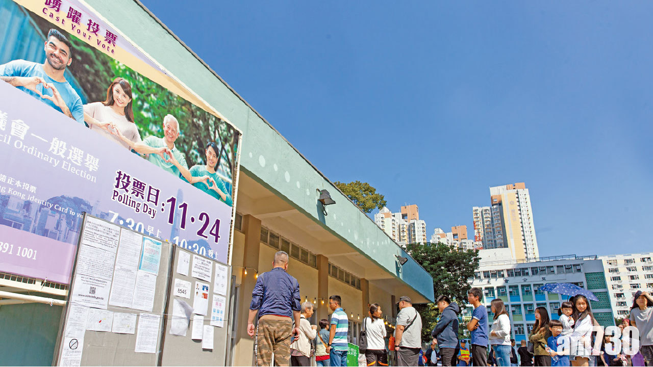 區選創歷史 投票率71.2%逾萬人投票