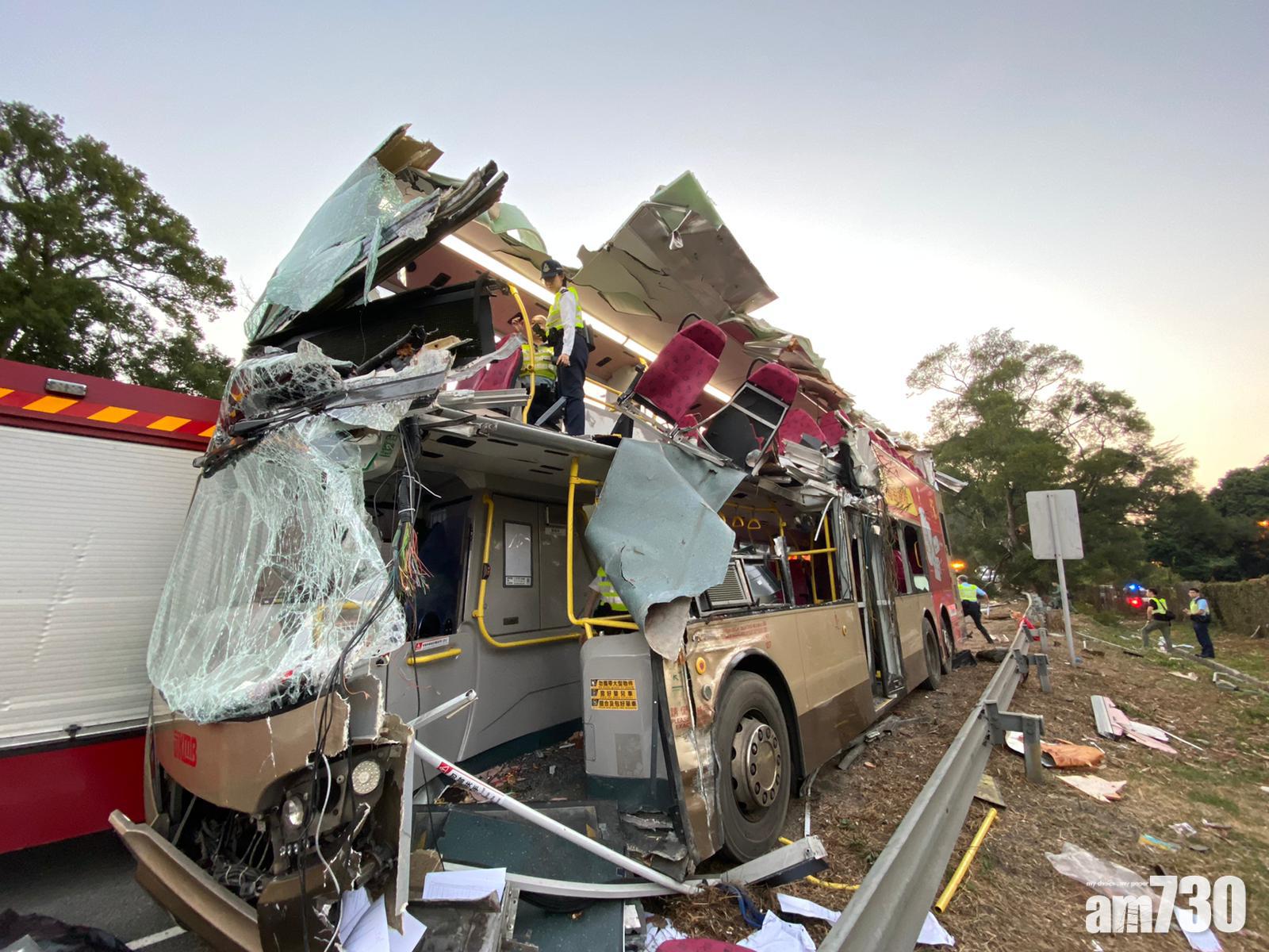 【九巴撞樹】林鄭對車禍造成多人傷亡感到十分悲痛
