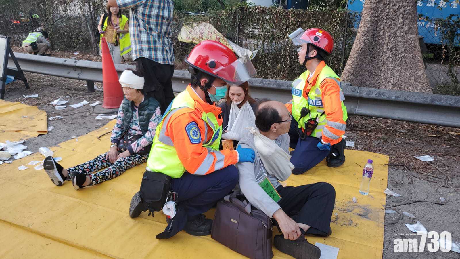 【九巴車禍】13人仍留院5人情況嚴重