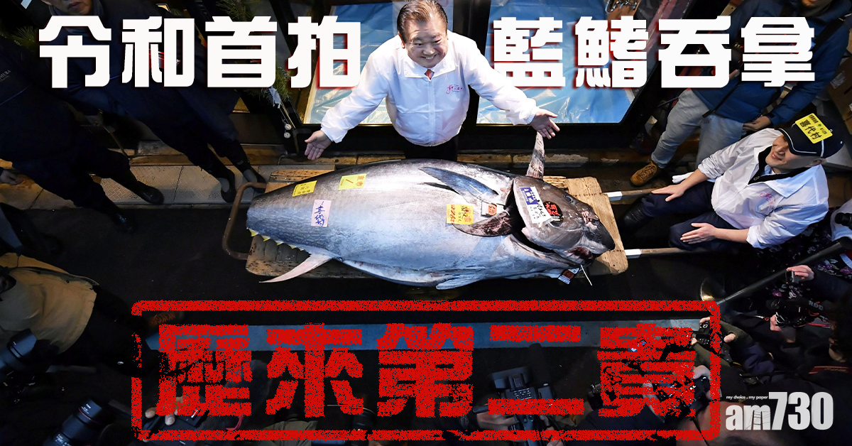 【令和首拍】日藍鰭吞拿1400萬港元成交 歷來第二貴 (有片)