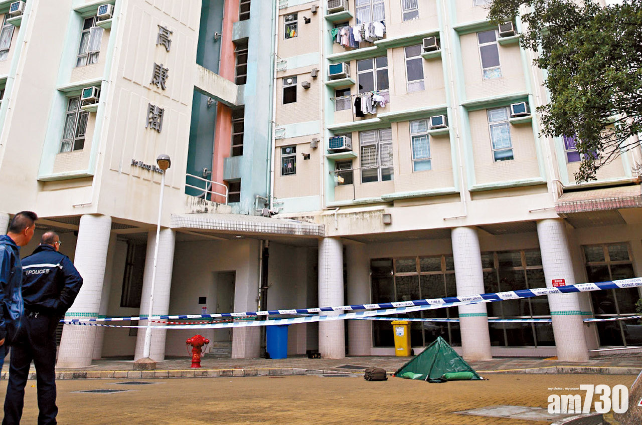 高翔苑墮樓事件 男子爬出窗姿勢怪